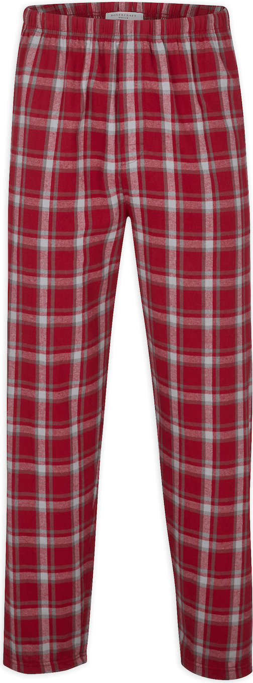 HERITAGE GARNET PLAID BOXERCRAFT MENS HARLEY FLANNEL PANT F20/F29  grouped
