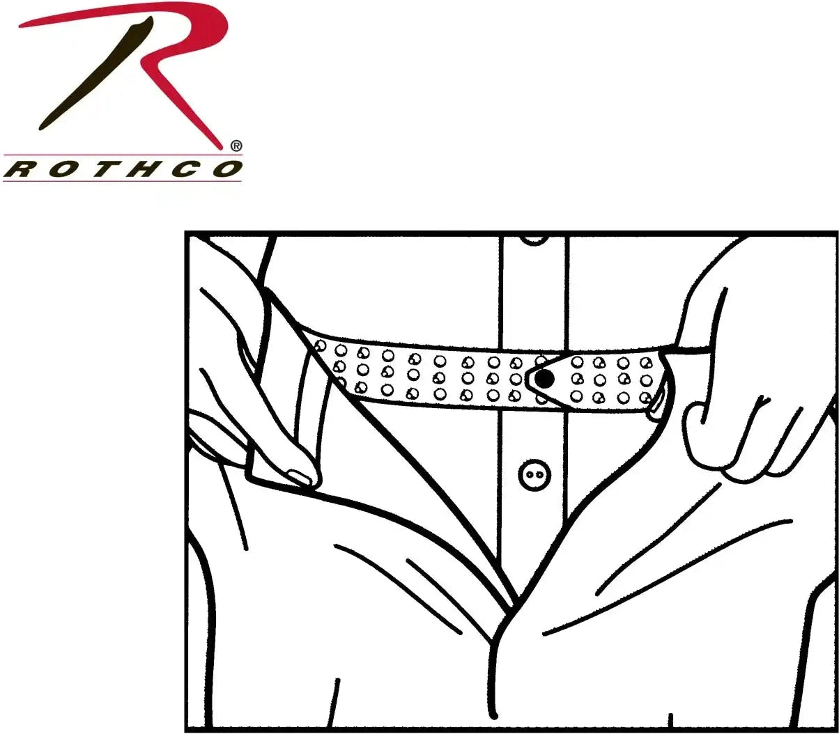 Hero’s Pride Shirt Tailor Rubber Belt White / 44 Inches