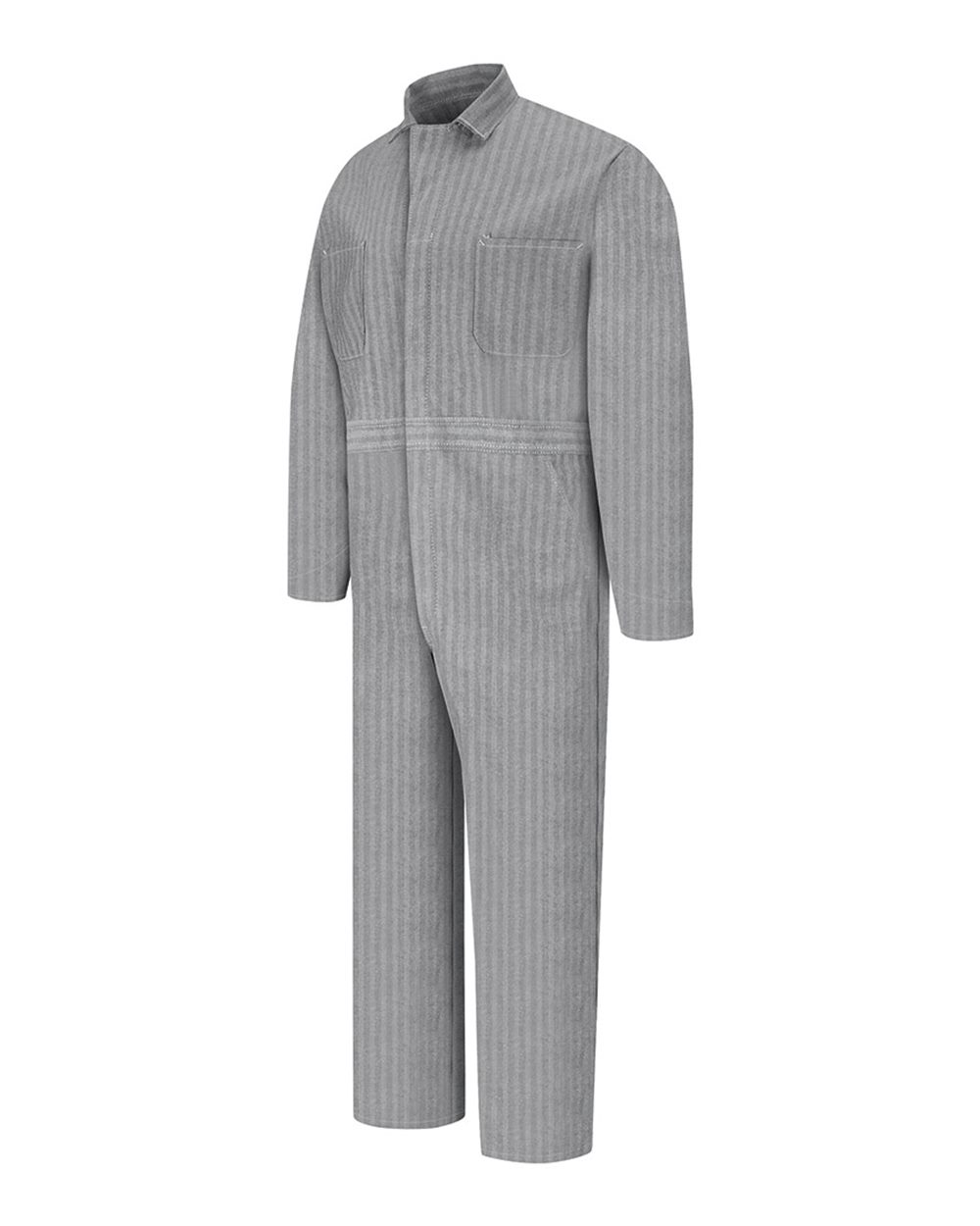 Herringbone Snap-Front Cotton Coveralls - CC14