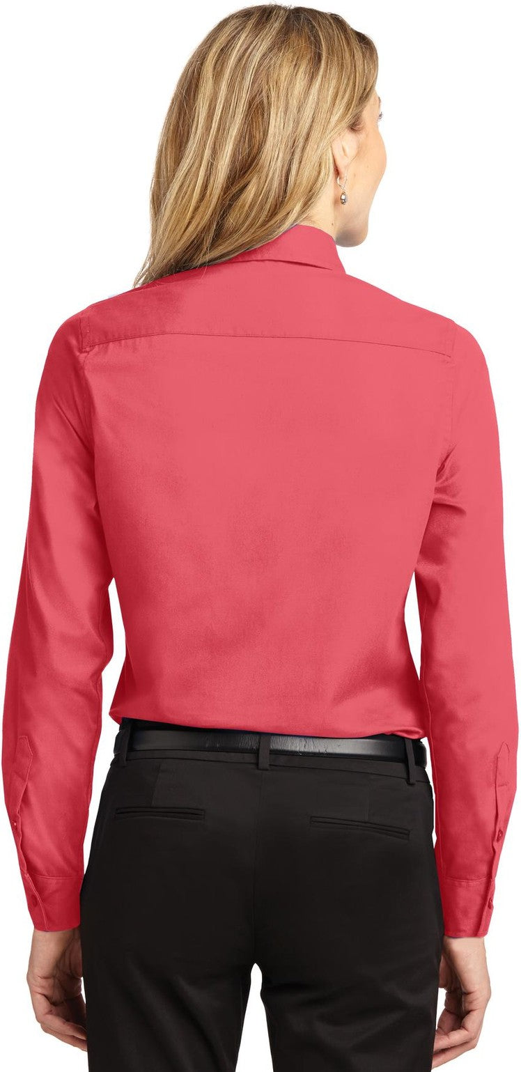 Hibiscus Port Authority Women's Long Sleeve Easy Care Shirt. L608