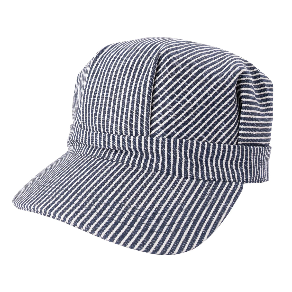 Hickory Stripe Engineer Cap