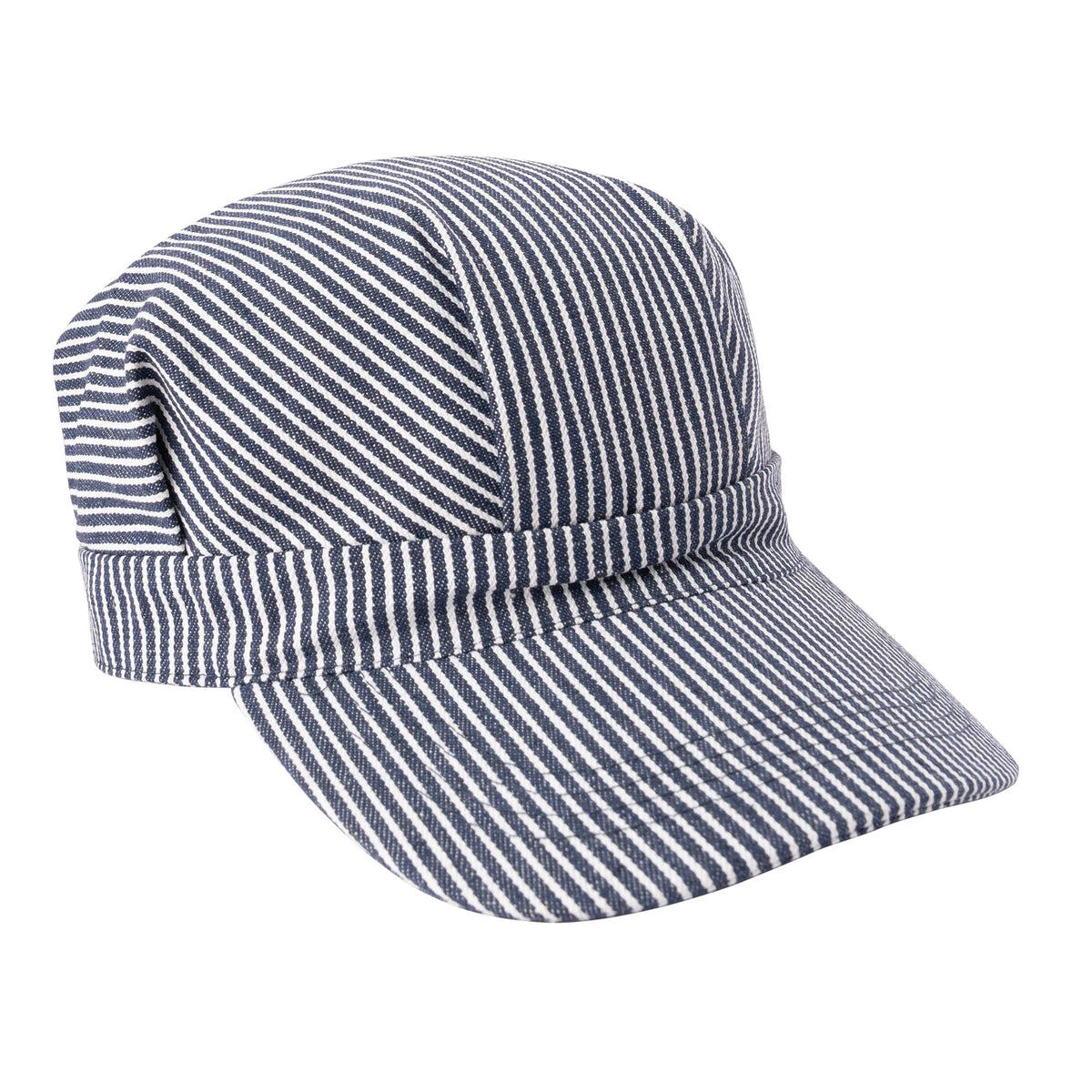 Hickory Stripe Engineer Cap