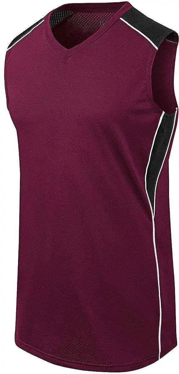 High Five 312162 Womens Dynamite Jersey - Maroon Black White