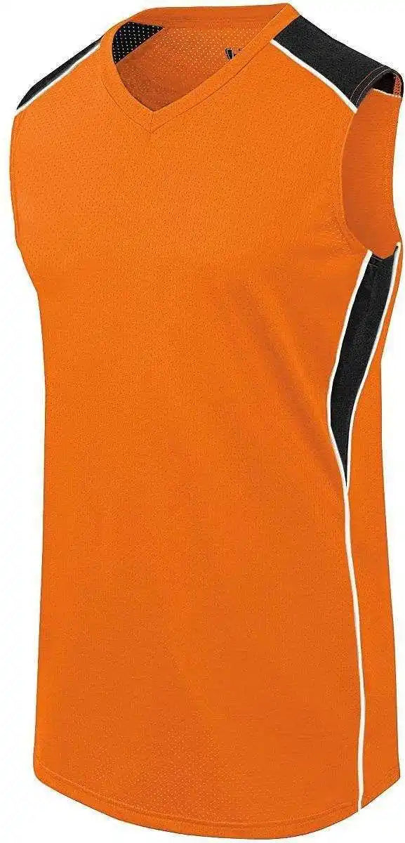 High Five 312163 Girls Dynamite Jersey - Orange Black White