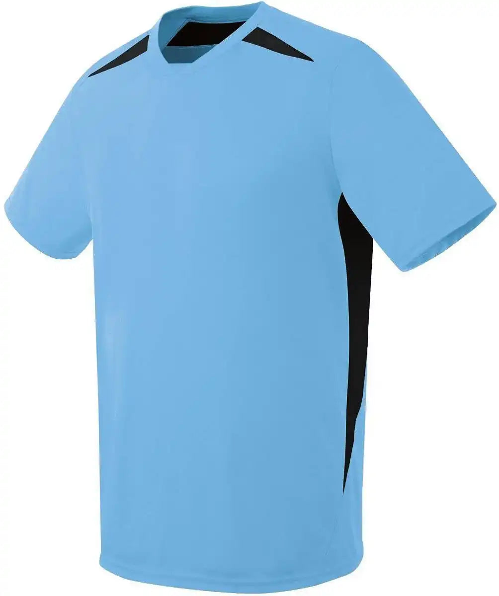 High Five 322870 Adult Hawk Jersey - Columbia Blue Black