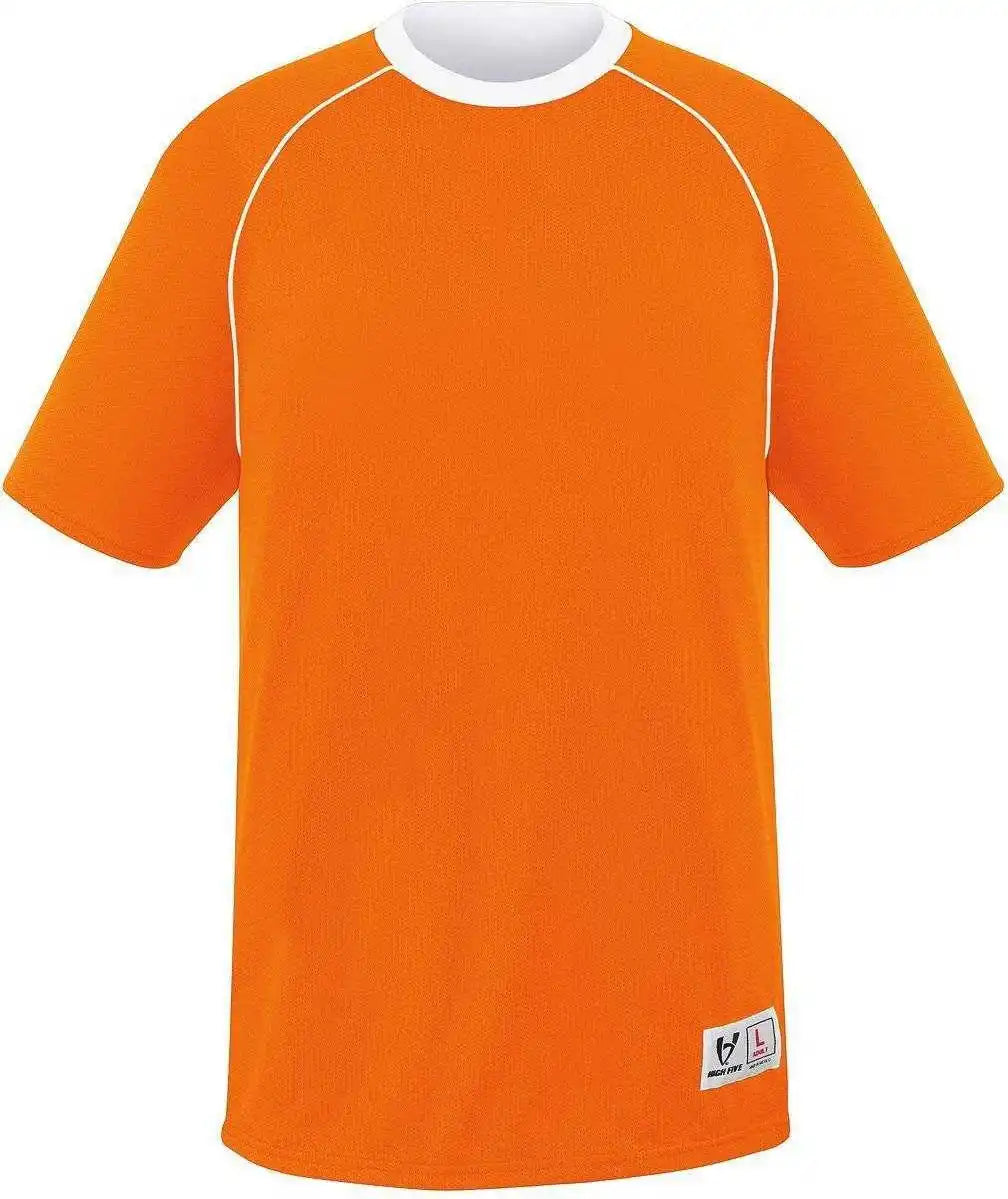 High Five 322901 Youth Conversion Reversible Jersey - Orange White