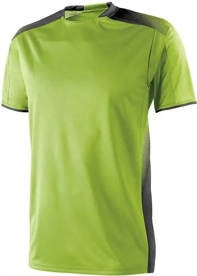 High Five 322920 Adult Ionic Soccer Jersey - Lime Black - s