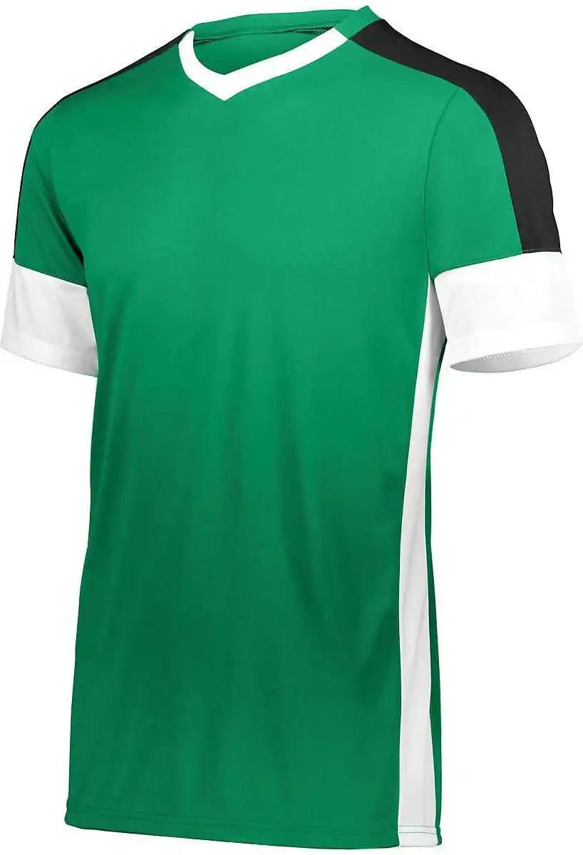 High Five 322930 Wembley Soccer Jersey - Kelly White Black