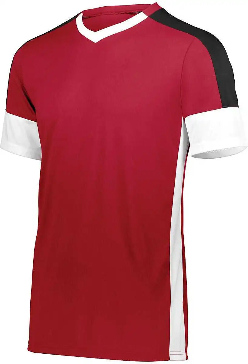 High Five 322930 Wembley Soccer Jersey Scarlet White Black