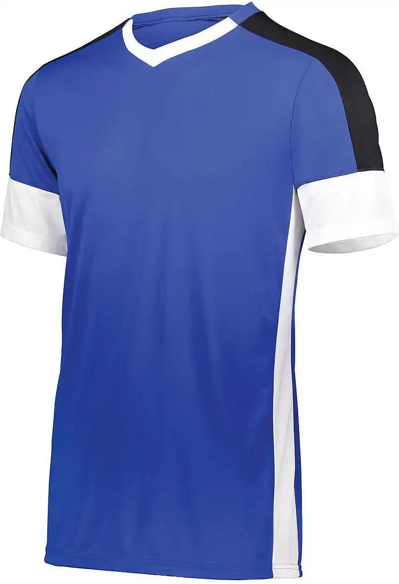 High Five 322931 Youth Wembley Soccer Jersey Royal White Black
