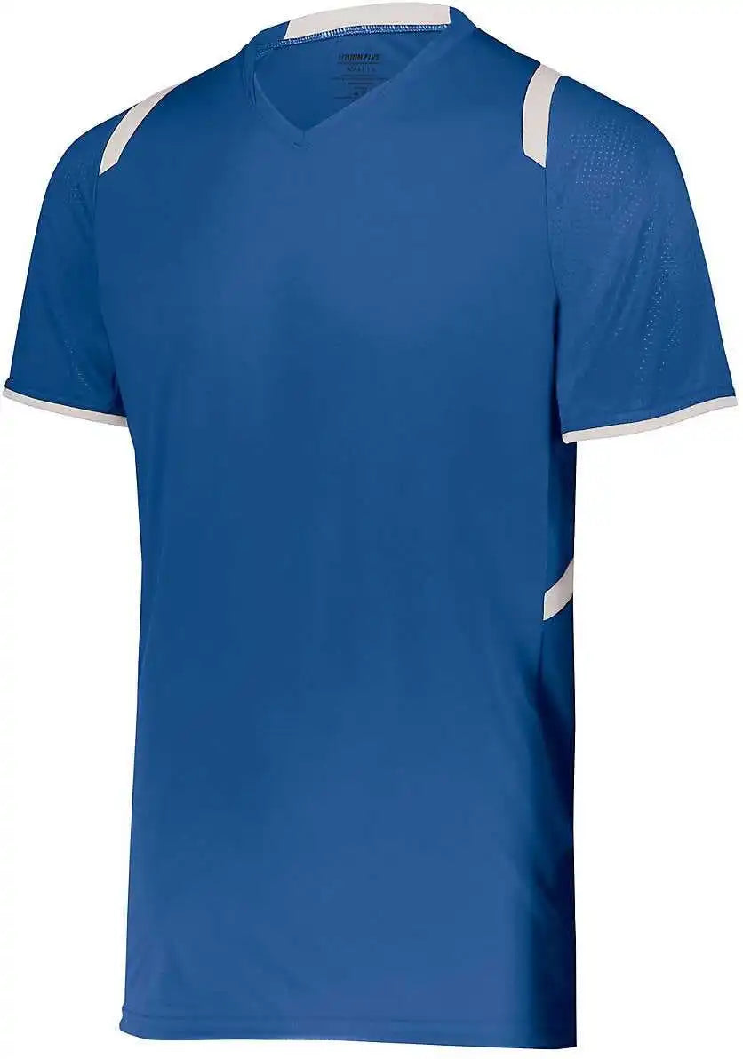High Five 322961 Youth Millennium Soccer Jersey - Royal White