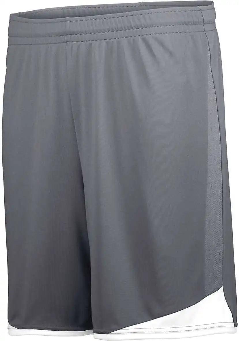 High Five 325441 Youth Stamford Soccer Shorts - Graphite White
