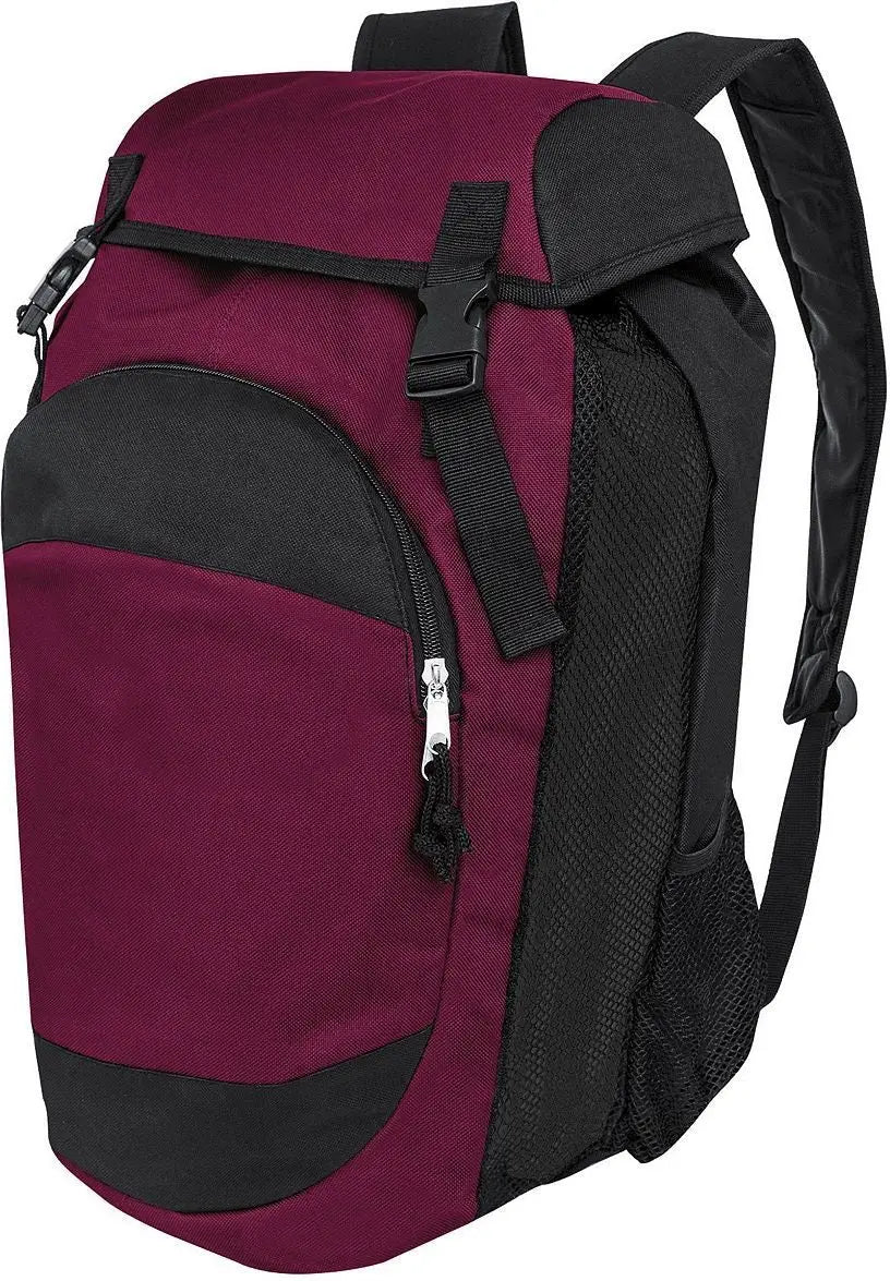High Five 327870 Gear Backpack - Maroon Black