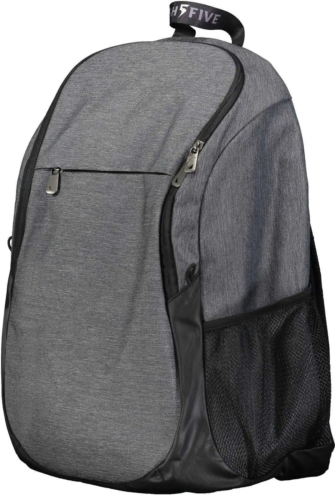High Five 327895 Free Form Backpack - Carbon Heather - Dark Gray