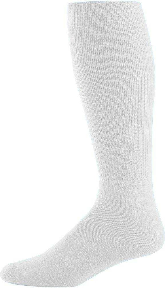High Five 328030 Athletic Knee Sock - White