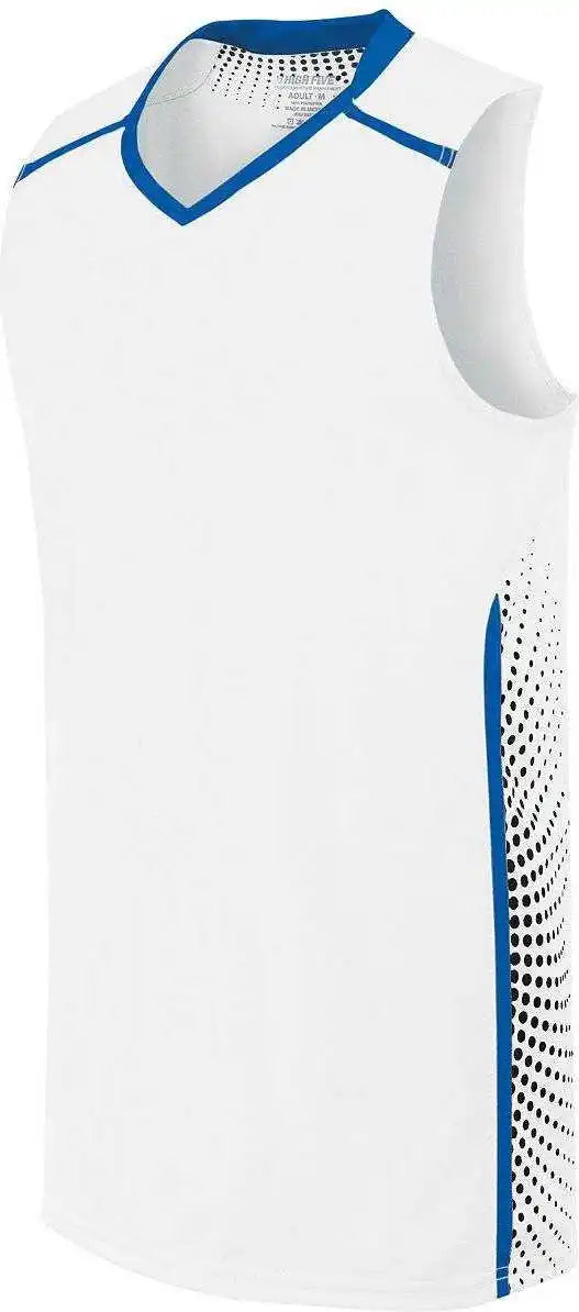 High Five 332392 Womens Comet Jersey - White Royal Black
