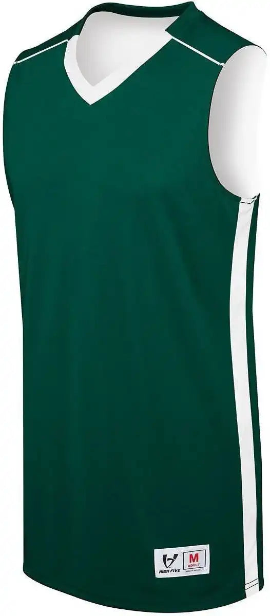 High Five 332402 Womens Competition Jersey - Forest White