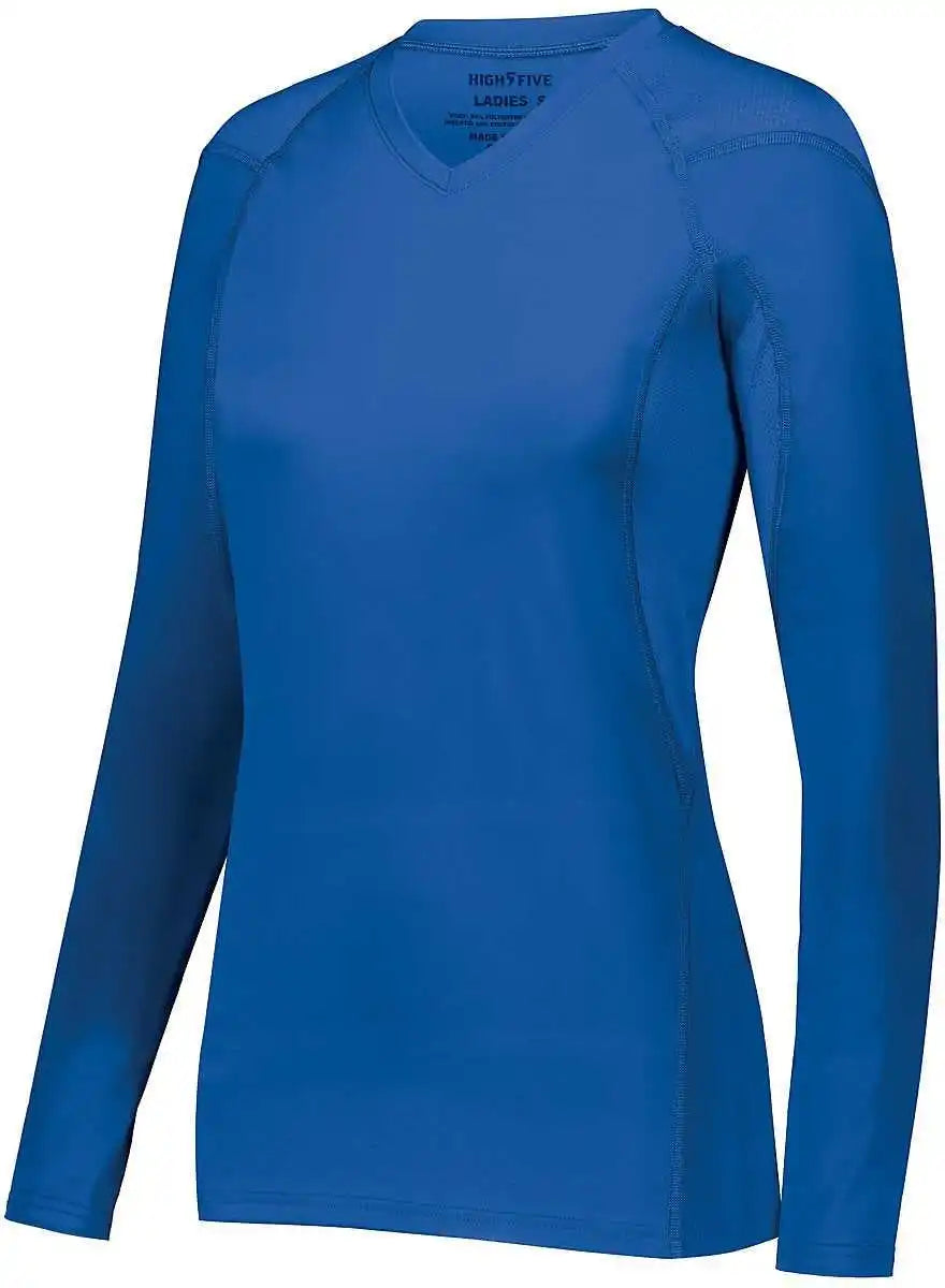 High Five 342212 Ladies Truhit Long Sleeve Jersey Royal