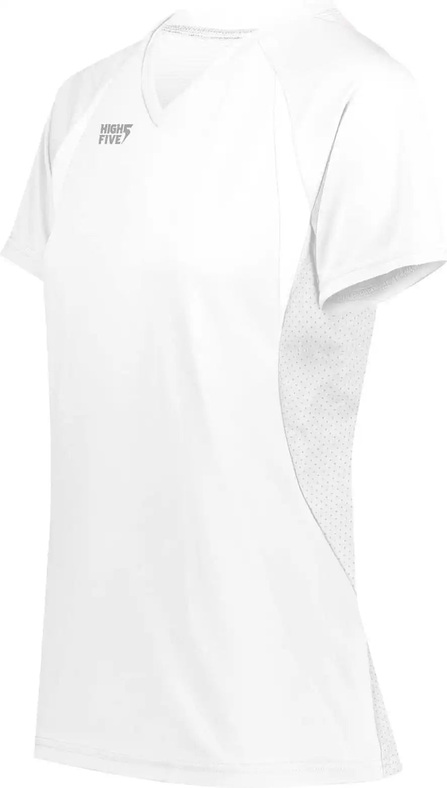 High Five 342233 Girls Color Cross Jersey - White