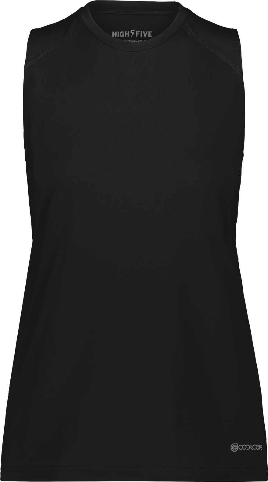 High Five 342272 Ladies Truhit Sleeveless Jersey - Black