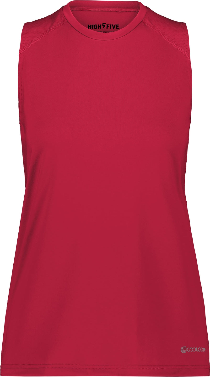 High Five 342272 Ladies Truhit Sleeveless Jersey - Scarlet