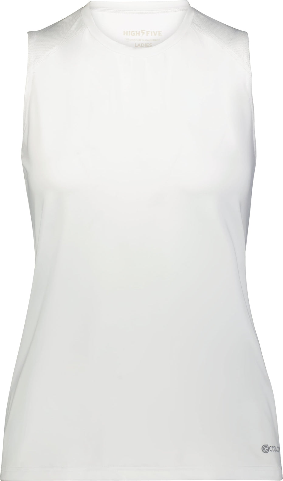 High Five 342272 Ladies Truhit Sleeveless Jersey - White