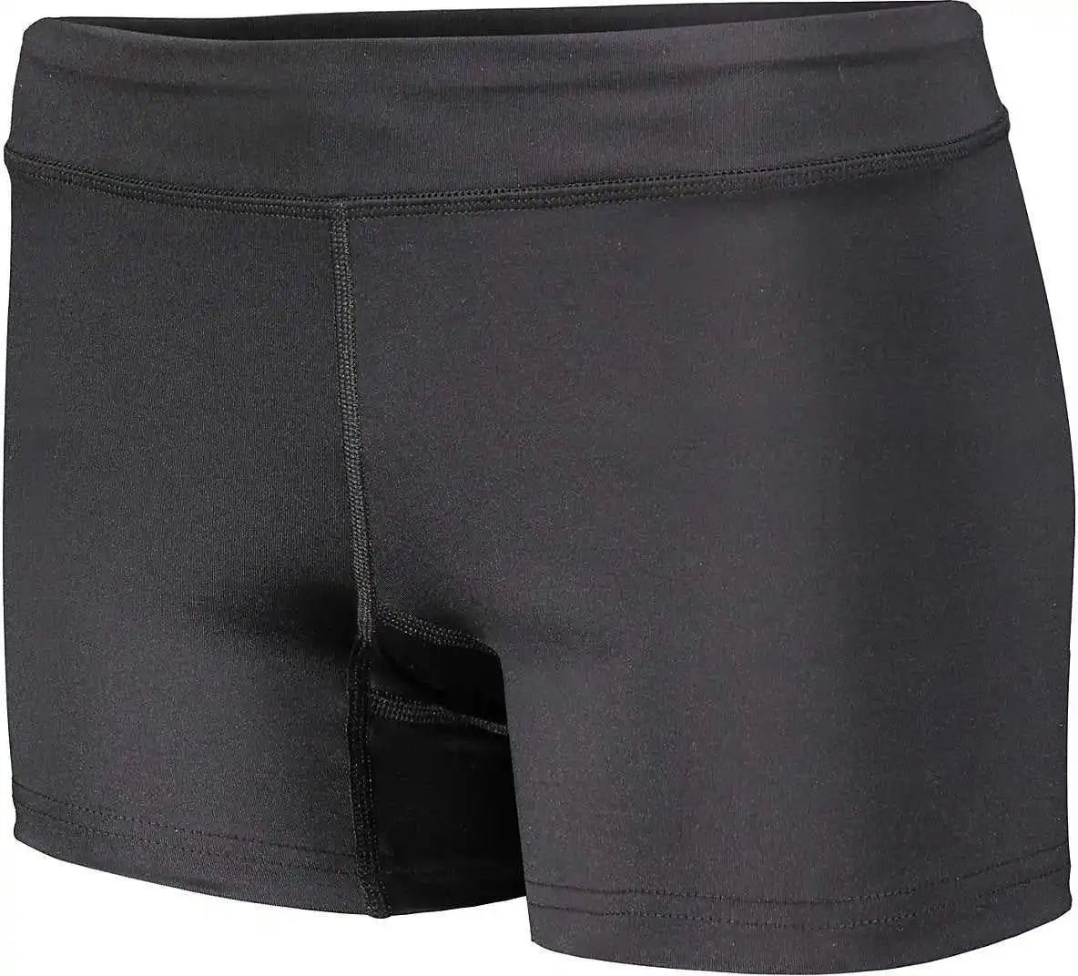 High Five 345593 Girls Truhit Volleyball Shorts - Black