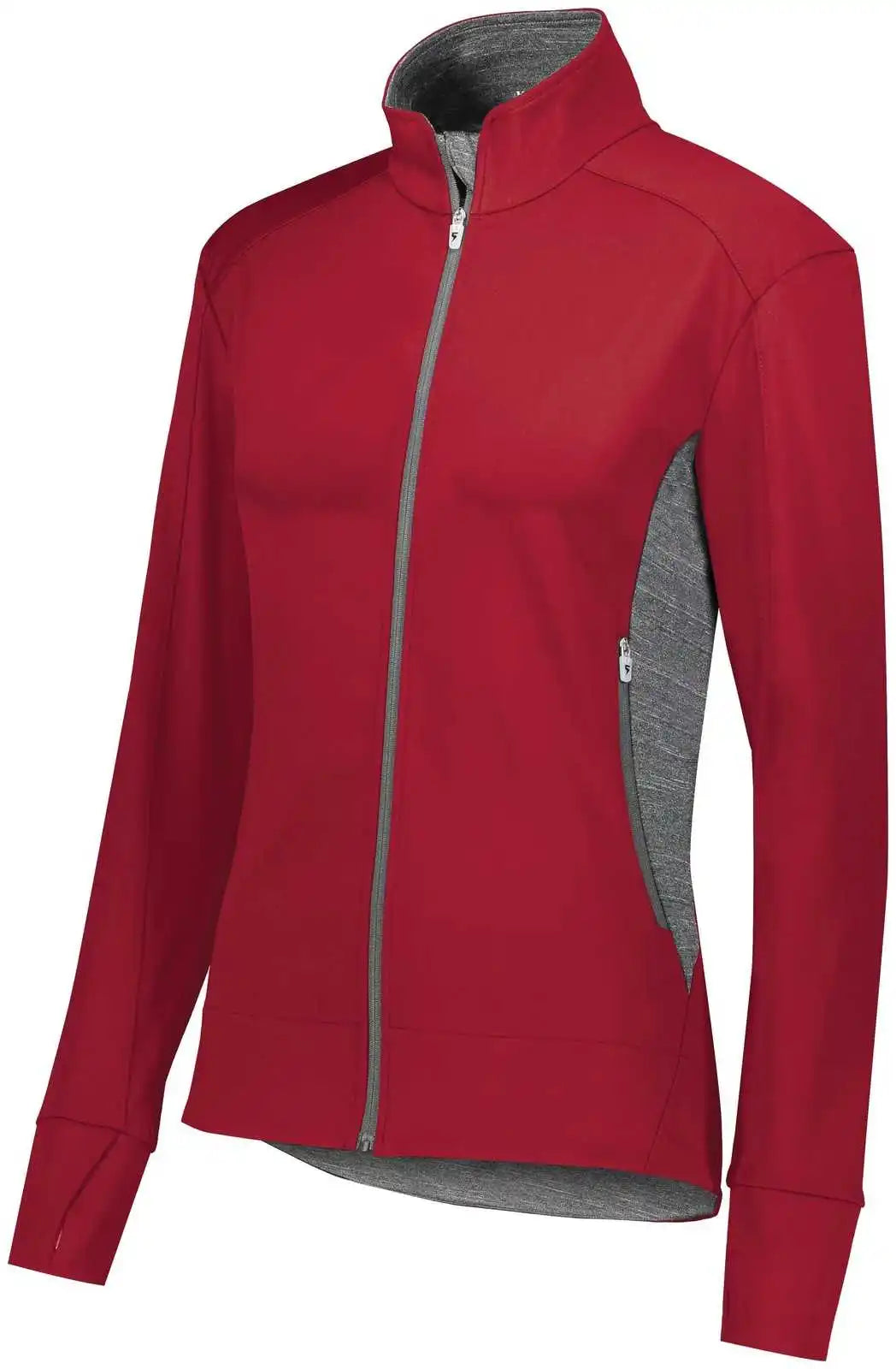 High Five 371262 Ladies Free Form Jacket - Scarlet Carbon Heather - Red Dark Gray / l