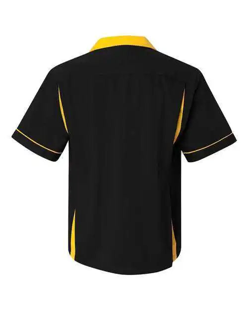 Hilton Hp2244 Gm Legend Bowling Shirt Black Gold