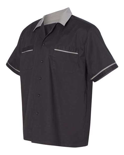 Hilton Hp2244 Gm Legend Bowling Shirt - Black Steel