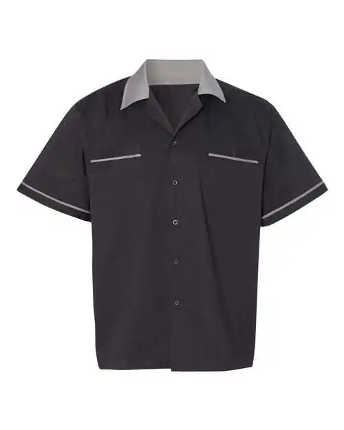Hilton Hp2244 Gm Legend Bowling Shirt - Black Steel