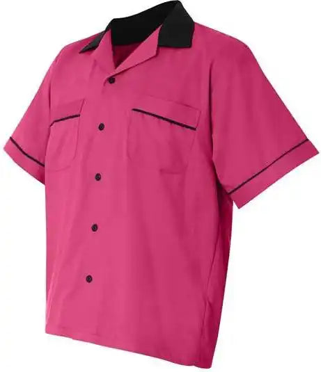Hilton Hp2244 Gm Legend Bowling Shirt - Pink Black