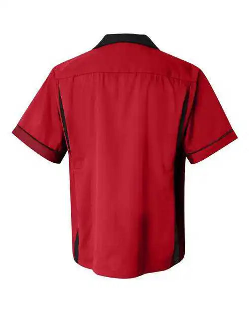 Hilton Hp2244 Gm Legend Bowling Shirt Red Black