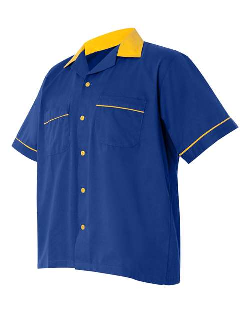Hilton Hp2244 Gm Legend Bowling Shirt - Royal Gold