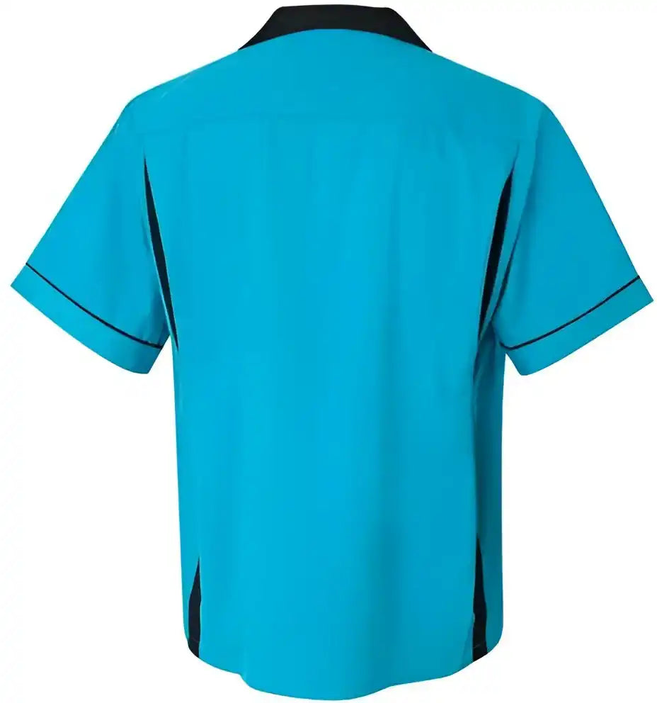 Hilton Hp2244 Gm Legend Bowling Shirt Turquoise Black