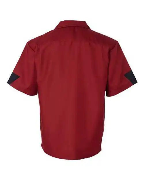 Hilton Hp2245 Monterey Bowling Shirt - Cranberry Black