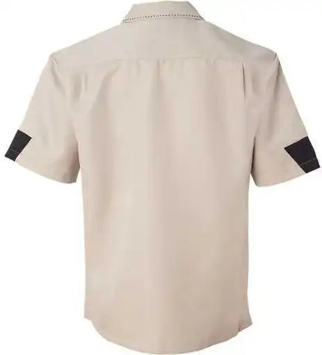 Hilton Hp2245 Monterey Bowling Shirt - Khaki Black