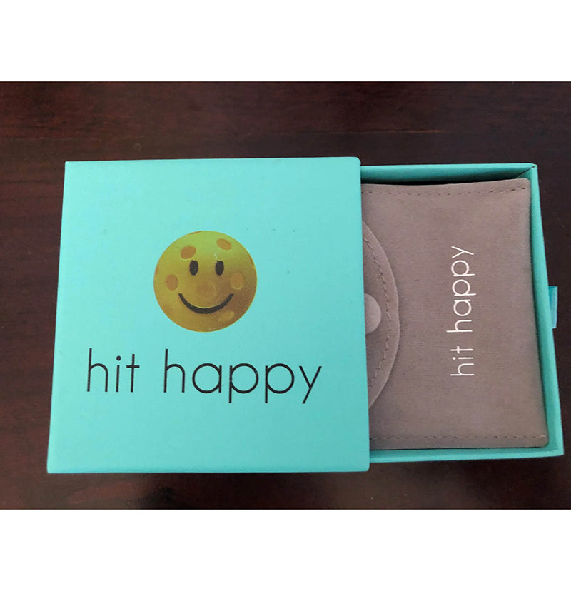 Hit Happy Pickleball Court Necklace - Sil / Os