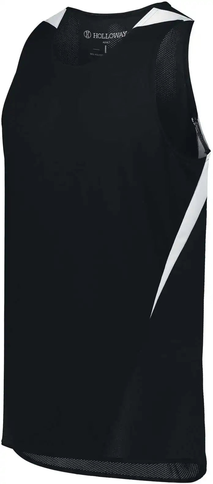 Holloway 221035 Pr Max Track Jersey - Black White