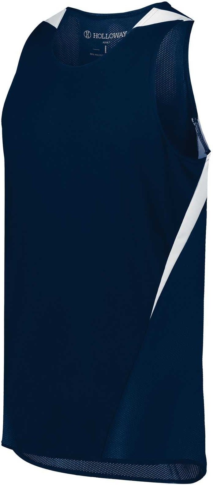 Holloway 221035 Pr Max Track Jersey - Navy White