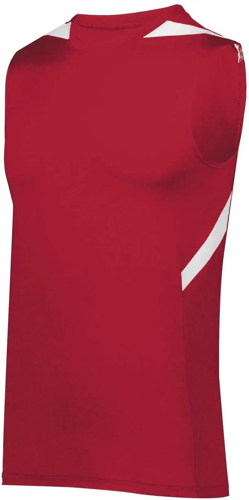 Holloway 221037 Pr Max Compression Jersey Scarlet White