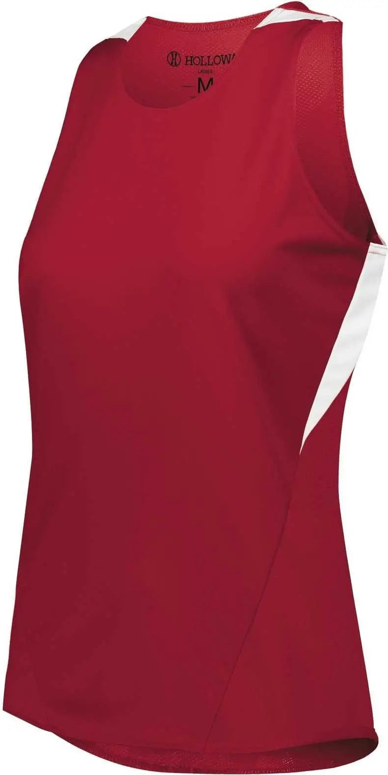 Holloway 221335 Ladies Pr Max Track Jersey - Scarlet White