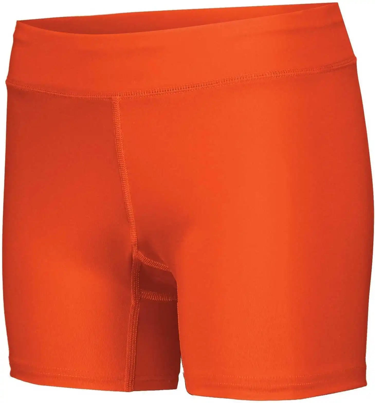 Holloway 221338 Ladies Pr Max Compression Shorts - Orange