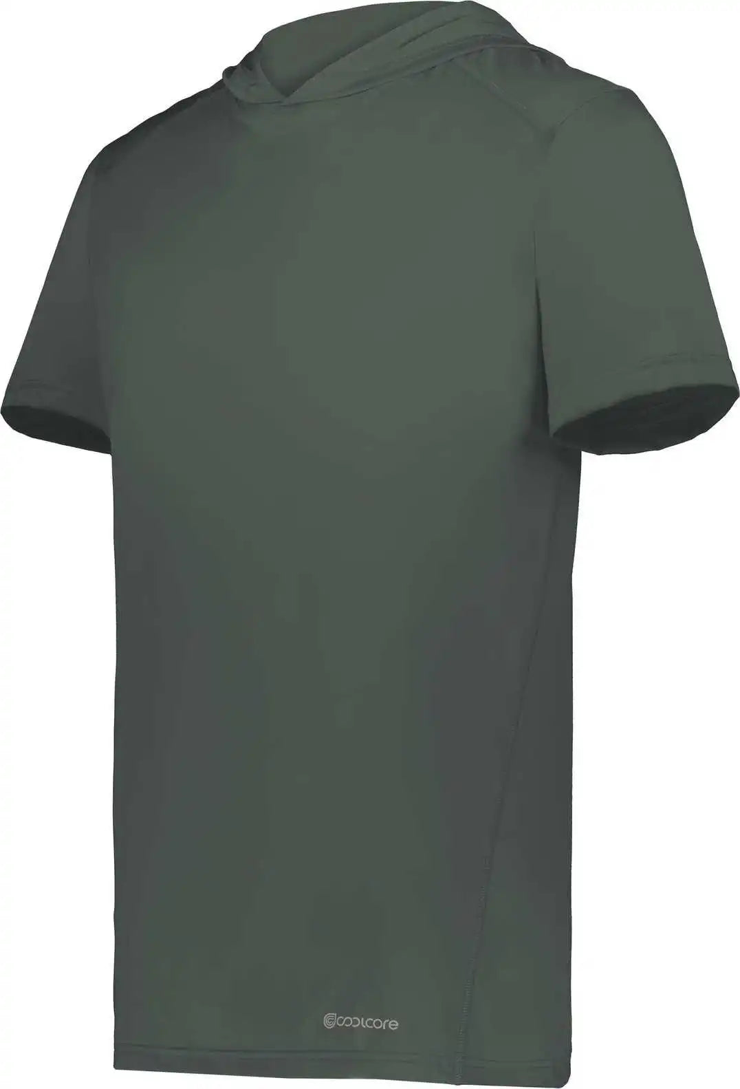 Holloway 222142 Coolcore Short Sleeve Hoodie - Iron