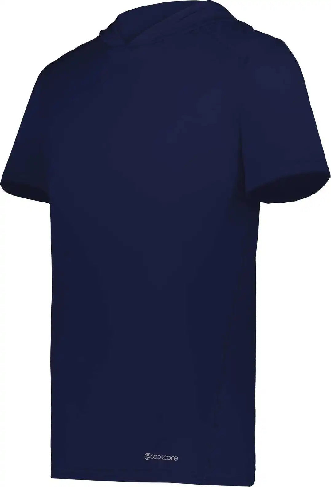 Holloway 222142 Coolcore Short Sleeve Hoodie - Navy