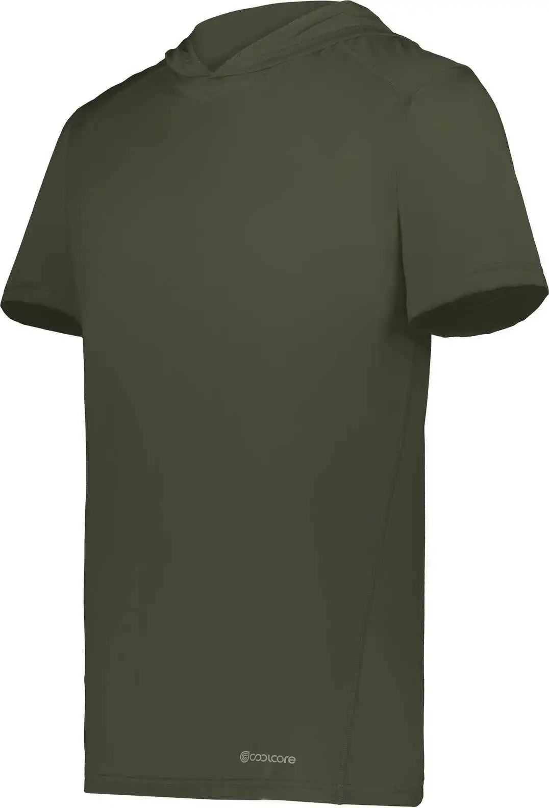 Holloway 222142 Coolcore Short Sleeve Hoodie - Olive