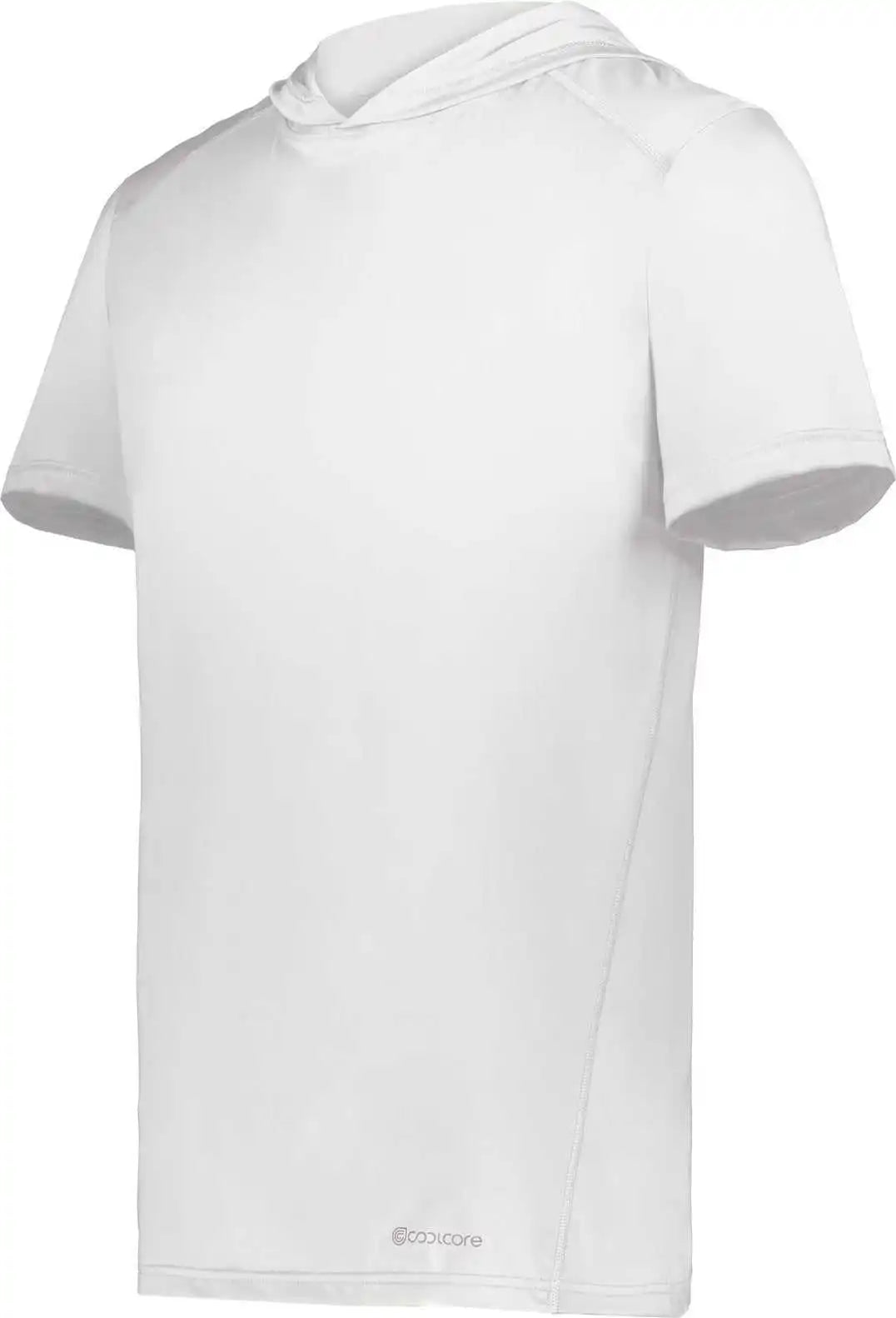 Holloway 222142 Coolcore Short Sleeve Hoodie - White