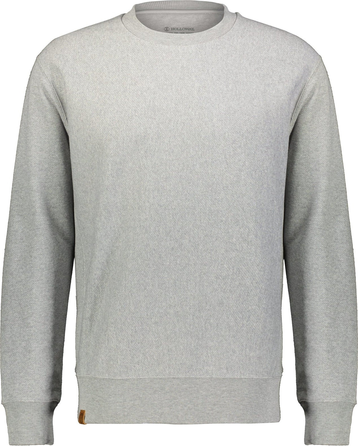 Holloway 222156 Classic Heavyweight Fleece Crew Sweatshirt - Charcoal Heather