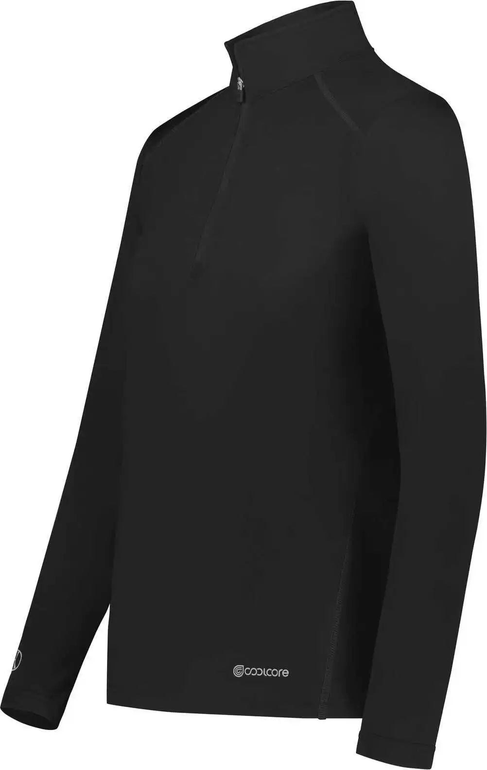Holloway 222340 Ladies Coolcore 1/4 Zip Pullover - Black