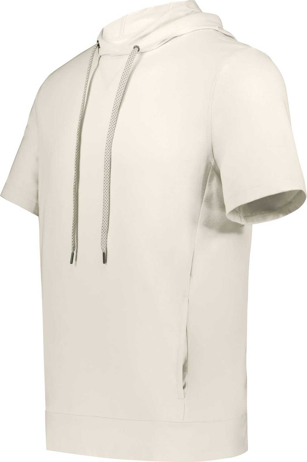 Holloway 222505 Ventura Soft Knit Short Sleeve Hoodie - Birch